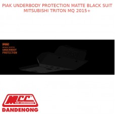 PIAK UNDERBODY PROTECTION MATTE BLACK FITS MITSUBISHI TRITON MQ 2015+